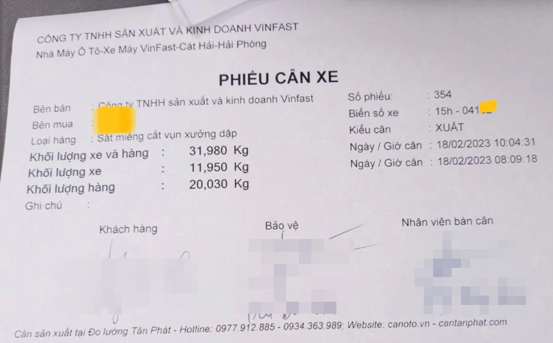 7 nhân viên nhà máy ôtô VinFast Hải Phòng bị bắt vì trộm cắp phế liệu