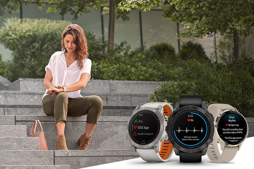Garmin chính thức mở rộng ứng dụng ECG trên nhiều phiên bản đồng hồ thông minh khác nhau