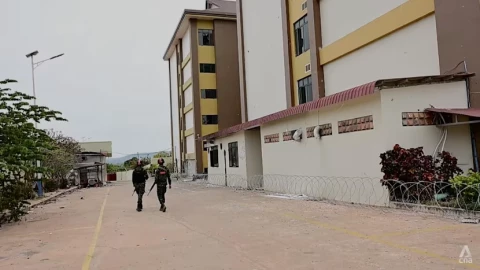 Lính Thái Lan phát hiện trung tâm lừa đảo trực tuyến trong khu vực chiếm từ Campuchia