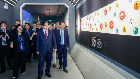 Thủ tướng Phạm Minh Chính khánh thành Trung tâm Vũ trụ Việt Nam