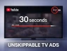 YouTube đưa quảng cáo "30 giây và không thể bỏ qua" lên tất cả TV 🤣