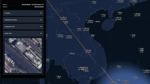 SpaceX đang triển khai hạ tầng Starlink tại Việt Nam