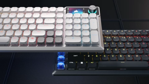 Xuất hiện mẫu bàn phím Low-Profile dày chỉ 18mm, tích hợp cả Elgato Stream Deck, Switch quang học OPX, polling rate 8000Hz
