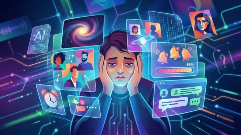 Nghịch lý thời AI: Công nghệ càng mạnh, con người càng dễ kiệt sức