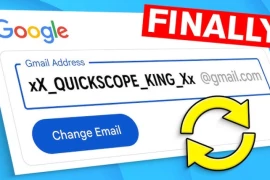 Gmail đổi tên được rồi kìa