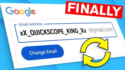 Gmail đổi tên được rồi kìa