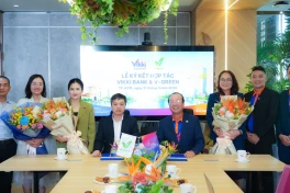 Công ty của tỷ phú Phạm Nhật Vượng hợp tác Vikki Bank mở rộng hạ tầng trạm sạc, tủ đổi pin