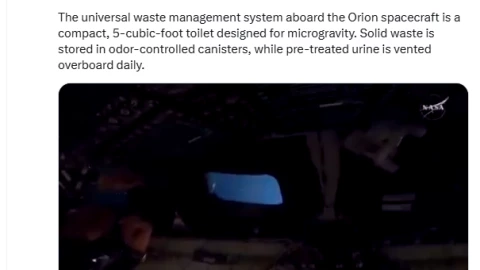 NASA vừa giải đáp thắc mắc về xử lý chất thải trên tàu vũ trụ Orion