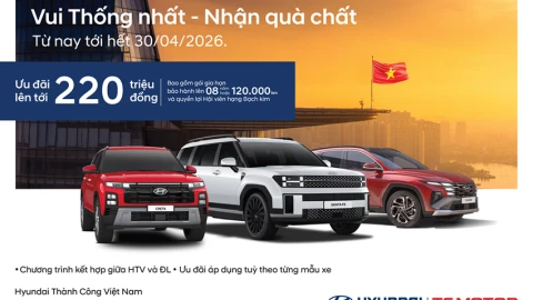 Huyndai Việt Nam bất ngờ giảm giá 100-200 triệu đồng nhiều mẫu xe