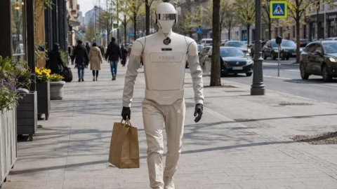 Nga tung robot nhân hình giao hàng: Shipper con người sắp “thất nghiệp”?