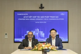 Tasco Auto bắt tay Ford Việt Nam chia sẻ hạ tầng sạc xe điện