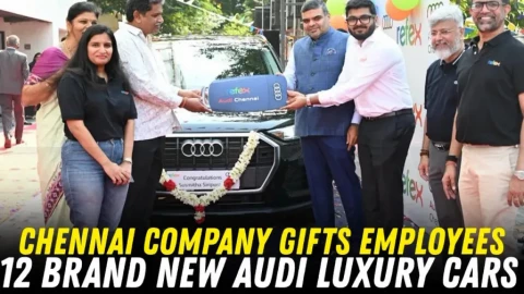 Một công ty "chơi lớn", thưởng 12 xe Audi cho nhân viên xuất sắc