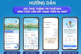 Cách xác thực thông tin thuê bao VinaPhone trên ứng dụng MyVNPT