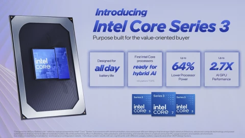 Intel ra mắt chip Core Series 3 mới dành cho laptop tầm trung
