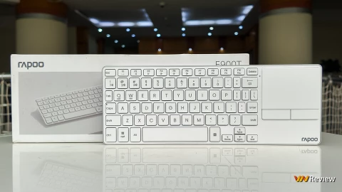 Đánh giá Rapoo E900T: Bàn phím mini không dây tích hợp touchpad cho HTPC và thiết bị di động