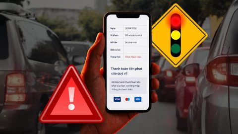 Bẫy 'phạt nguội 50.000 đồng' rồi chiếm đoạt thẻ ngân hàng