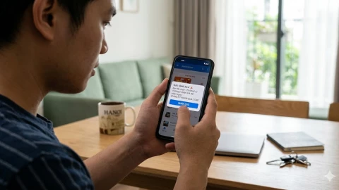 Cảnh giác thủ đoạn 'tặng quà 30/4' để chiếm đoạt tài khoản ngân hàng