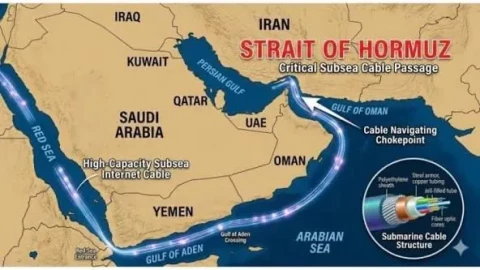 Iran đòi thu phí cáp quang biển đi qua Hormuz!