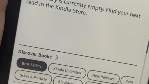 Nguyên nhân library trên Kindle bỗng nhiên mất sạch sách