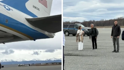 Jensen Huang lên chuyên cơ Air Force One vào phút chót?