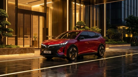 VinFast ra mắt VF 8 mới: nâng cấp khung gầm, pin đi được 500km