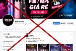 Lập fanpage Facebook bán pod/vape giá rẻ để lừa đảo 2,7 tỷ đồng