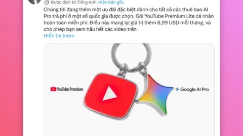 Người dùng Google AI Pro sẽ được xem YouTube Premium hoàn toàn miễn phí