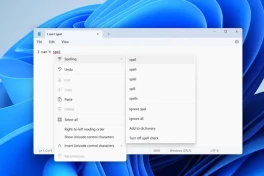 40 năm kể từ ngày ra mắt, Notepad được cập nhật tính năng kiểm tra và tự sửa lỗi chính tả