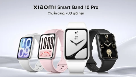 Xiaomi Smart Band 10 Pro lần đầu có bản gốm ở Việt Nam