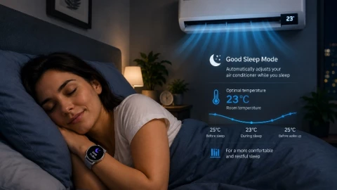 Người dùng Samsung Galaxy Ring và Galaxy Watch có thể điều chỉnh điều hòa trong lúc ngủ