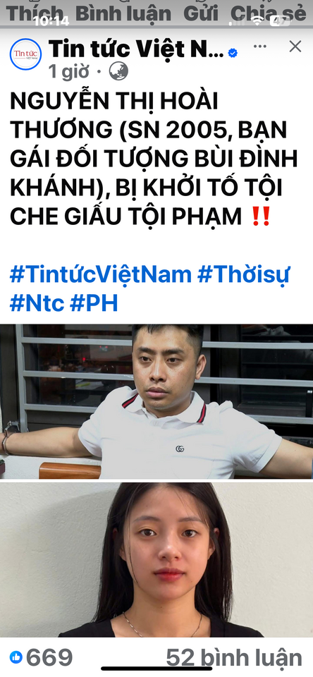 “Ngưu tầm ngưu”, bạn gái kẻ buôn ma tuý che dấu tội phạm