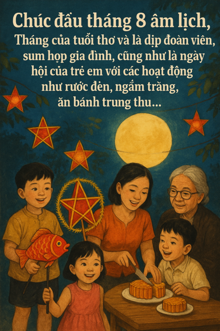 chào mừng tháng của tuổi thơ!