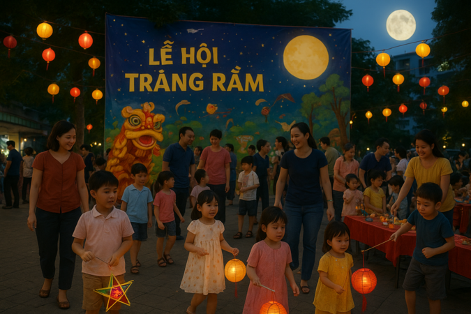 Trung thu đến, chúc các bạn và gia đình luôn vui tươi như trăng rằm, ngọt ngào như bánh nướng,