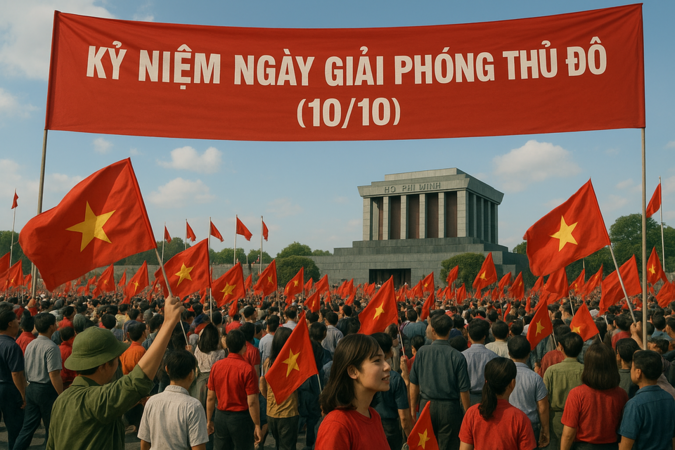 Chào mừng kỷ niệm 71 năm ngày giải phóng Thủ đô (10/10/1954 - 10/10/2025)