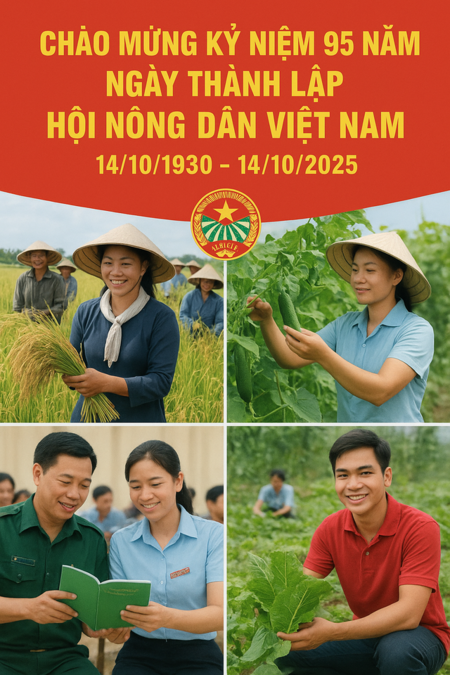 Chào mừng kỷ niệm 95 năm Ngày tành lập Hội Nông dân Việt Nam!