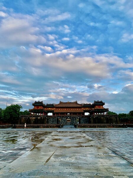 Đại Nội Huế 31/10/2025 . Nước đã rút, nắng đã lên, Huế sẽ trở lại mộng mơ sau cơn lũ