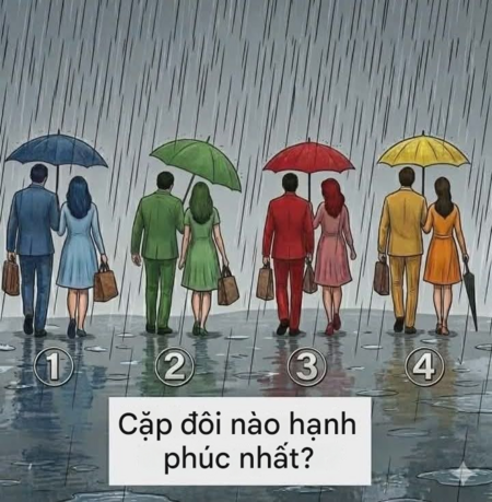 Theo bạn, cặp đôi nào hạnh phúc hơn?