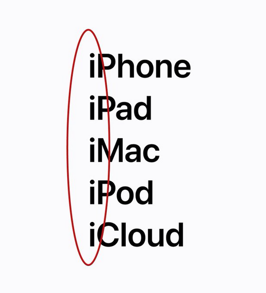 Chữ "i" đứng trước các sản phẩm của Apple có ý nghĩa gì?