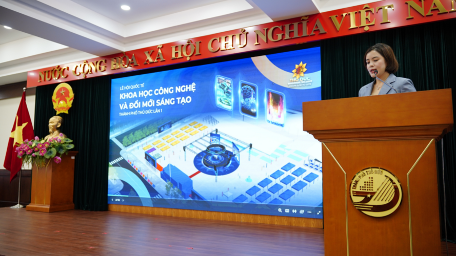 Bà Nguyễn Thị Tuyết Nga - Giám đốc Trung tâm Xúc tiến Thương mại và Đầu tư thành phố Thủ Đức -...png
