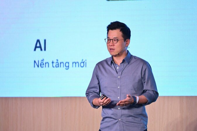 Ông Benjamin Joe, Phó Chủ tịch phụ trách Đông Nam Á của Meta phát biểu tại sự kiện_ko lo go.jpg