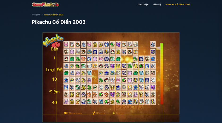 Xu hướng Retro Gaming 2026 và sự trở lại đầy ấn tượng của thương hiệu GamePikachu.io