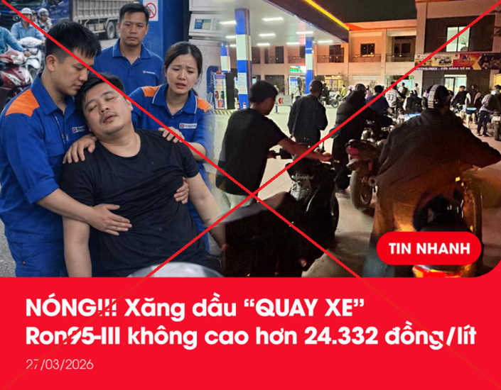 Xử lý nam thanh niên dùng AI chế ảnh người ngất xỉu tại cây xăng