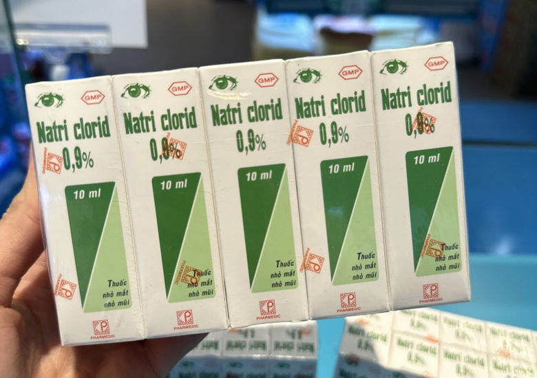 Thuốc nhỏ mắt Natri clorid 0,9% do Công ty cổ phần Dược phẩm Dược liệu Pharmedic sản xuất. Thuốc nhỏ mắt Natri clorid 0,9% do Công ty cổ phần Dược phẩm Dược liệu Pharmedic sản xuất.